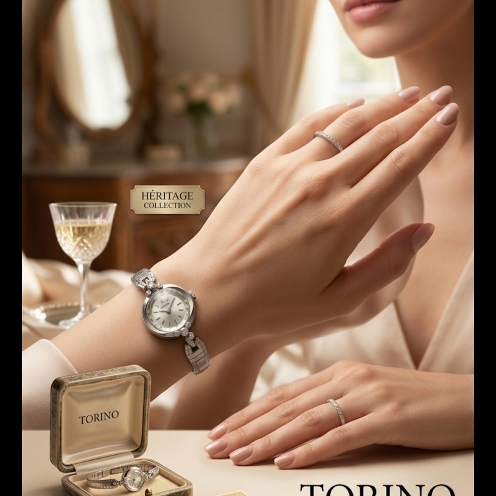 Torino Heritage Collection Women's Silver Bracelet Watch